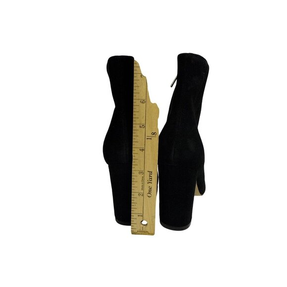 Marc Fisher Women's Boots Ulani Heeled Bottie Black Suede Zip Pointed Size 5.5 - Picture 5 of 10
